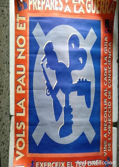 Affiches Politiques: CARTEL original OBJECI&Oacute;N DE CONCIENCIA, VALENCIA a&ntilde;o 1982