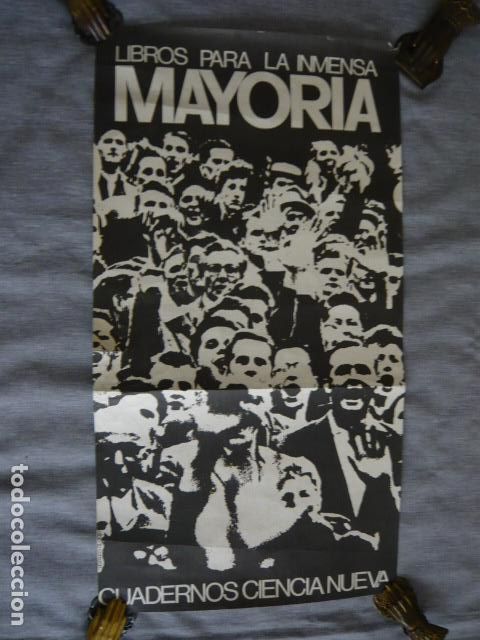 Plakate Politik: CARTEL LIBROS PARA LA INMENSA MAYORIA CUADERNOS DE CIENCIA NUEVA 55 X 30 CM