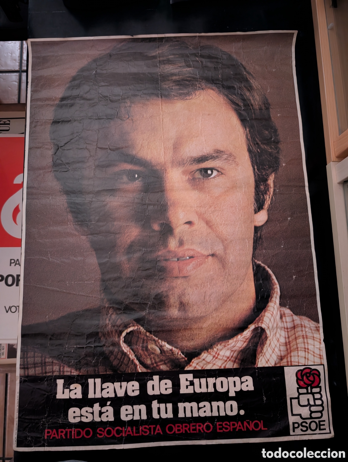 Carteles pol&iacute;ticos: Cartel electoral 1977 Felipe Gonz&aacute;lez PSOE