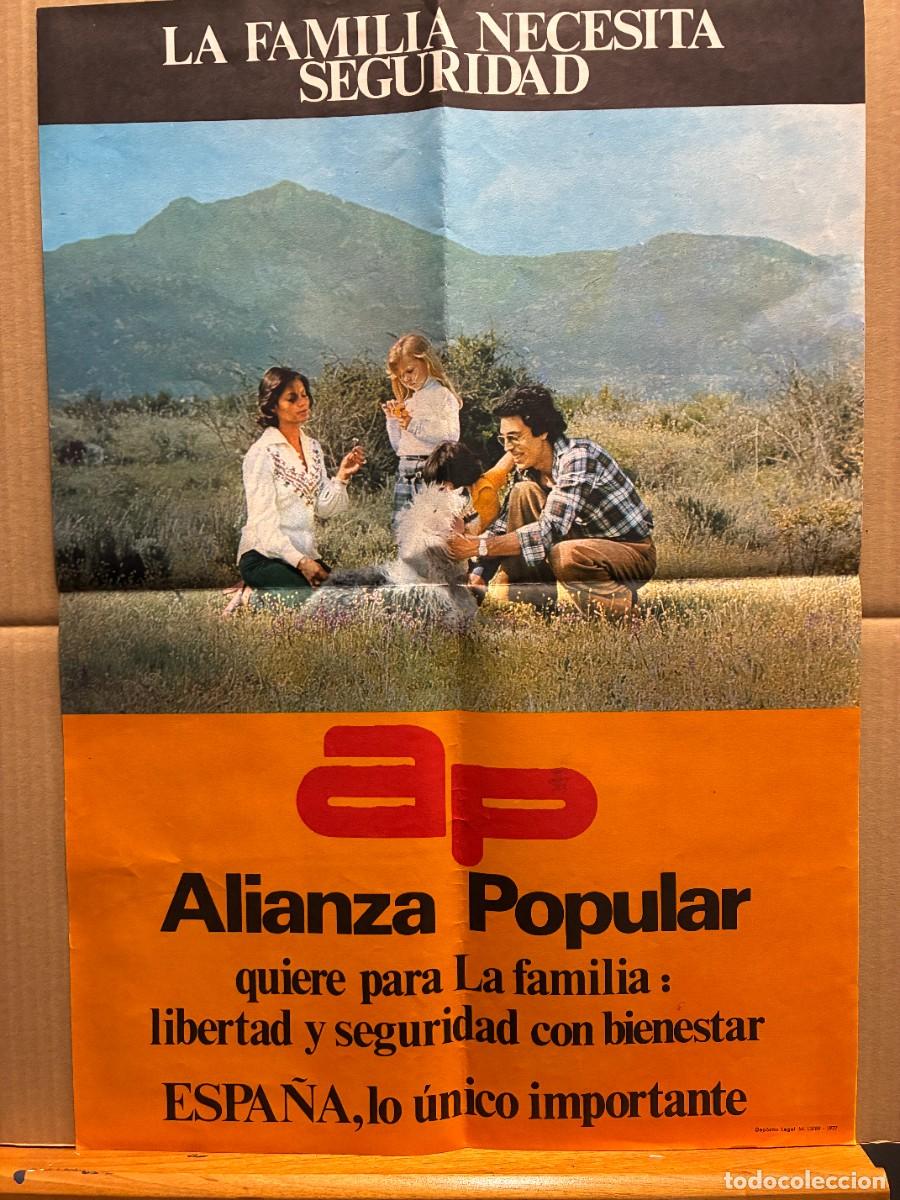 Carteles pol&iacute;ticos: Cartel Alianza Popular