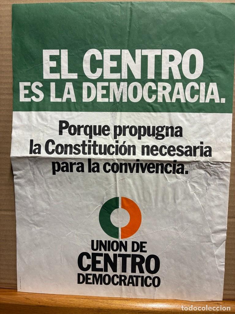 Carteles pol&iacute;ticos: Cartel Union Centro Democratico
