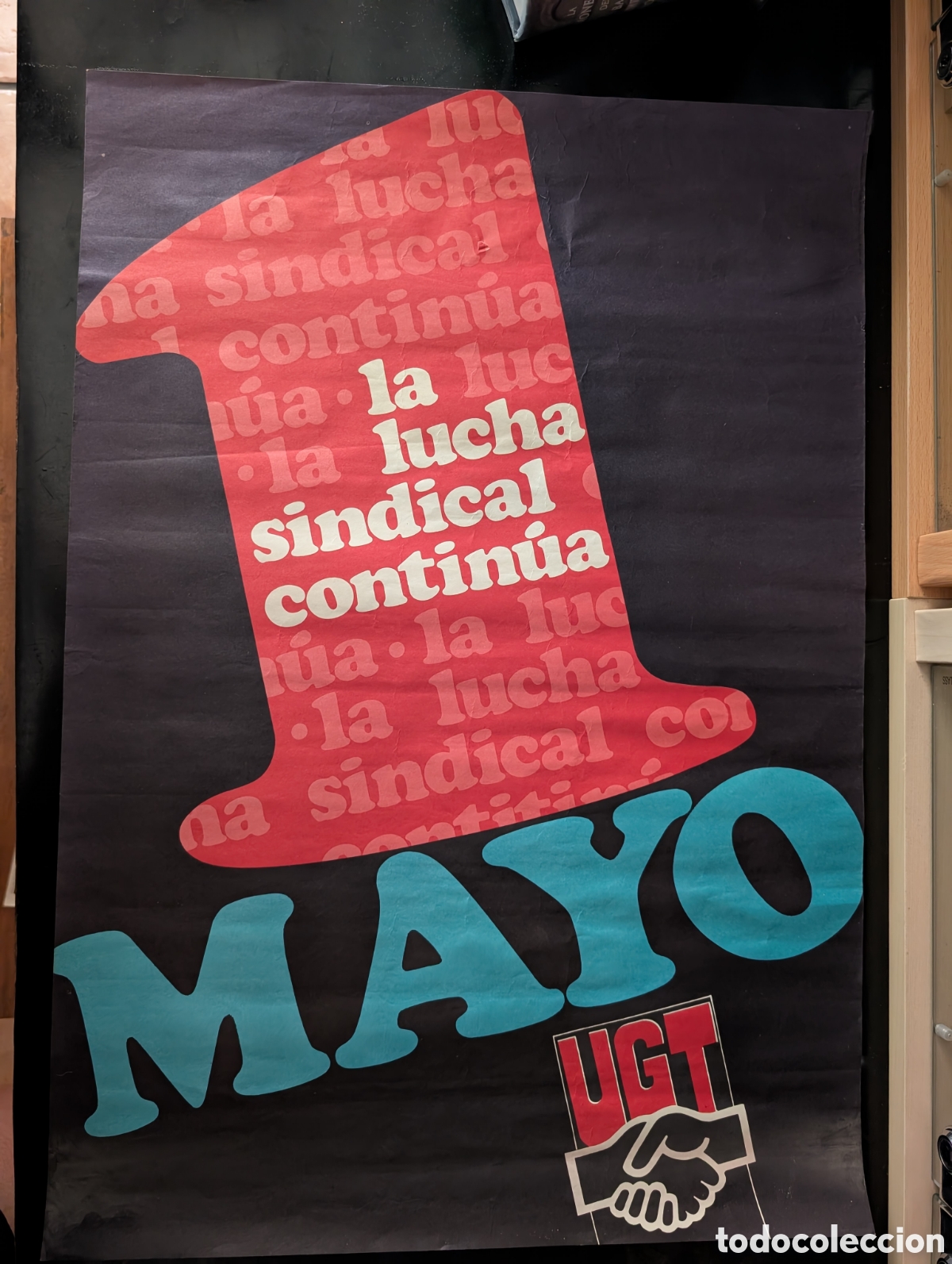 Carteles pol&iacute;ticos: 1978 cartel UGT, 1 de mayo