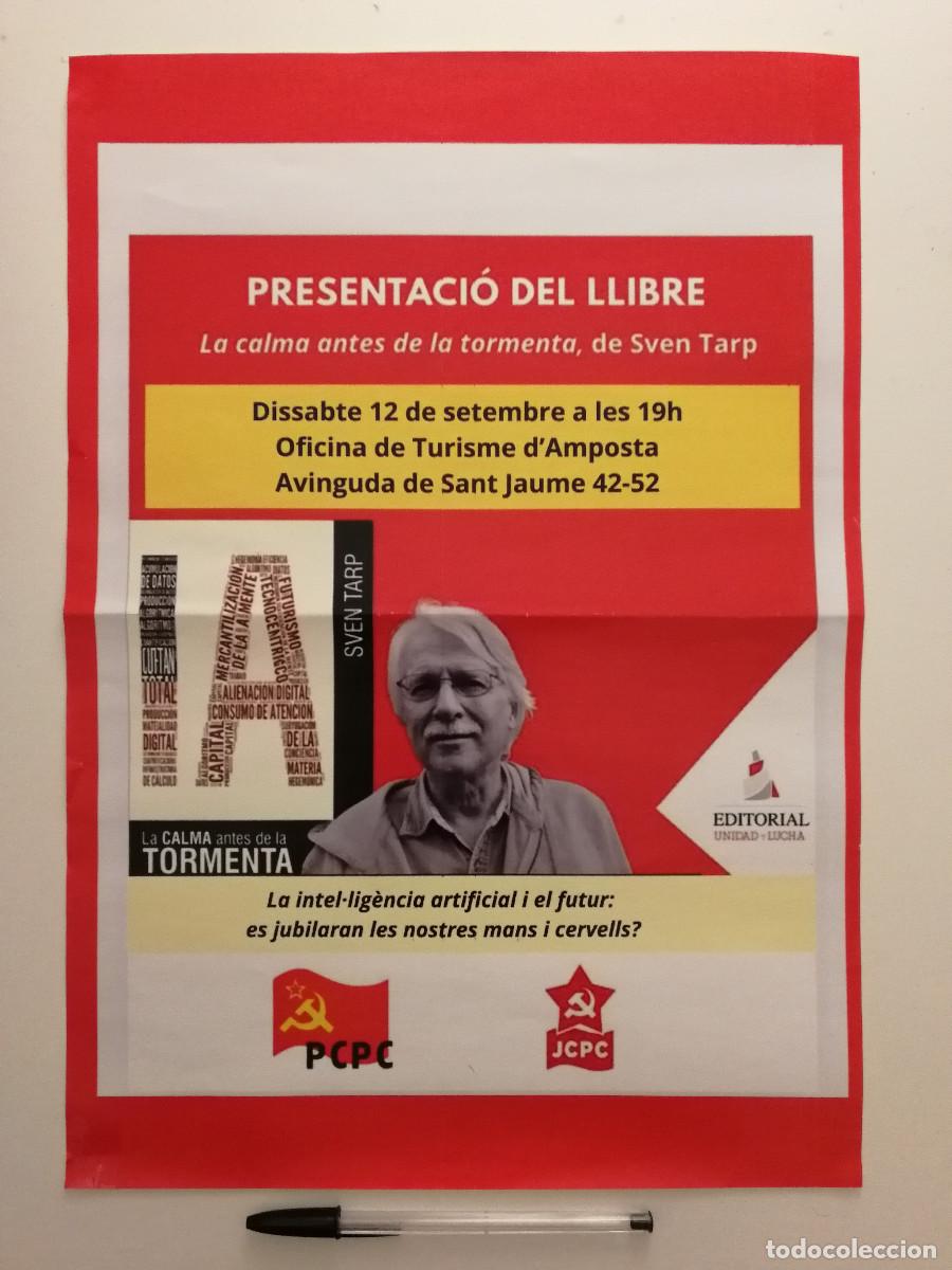 Carteles pol&iacute;ticos: CARTEL ORIGINAL -A3- COMUNISMO SVEN TARP LIBRO IA - POLITICA - PARTIDO COMUNISTA - PCPC