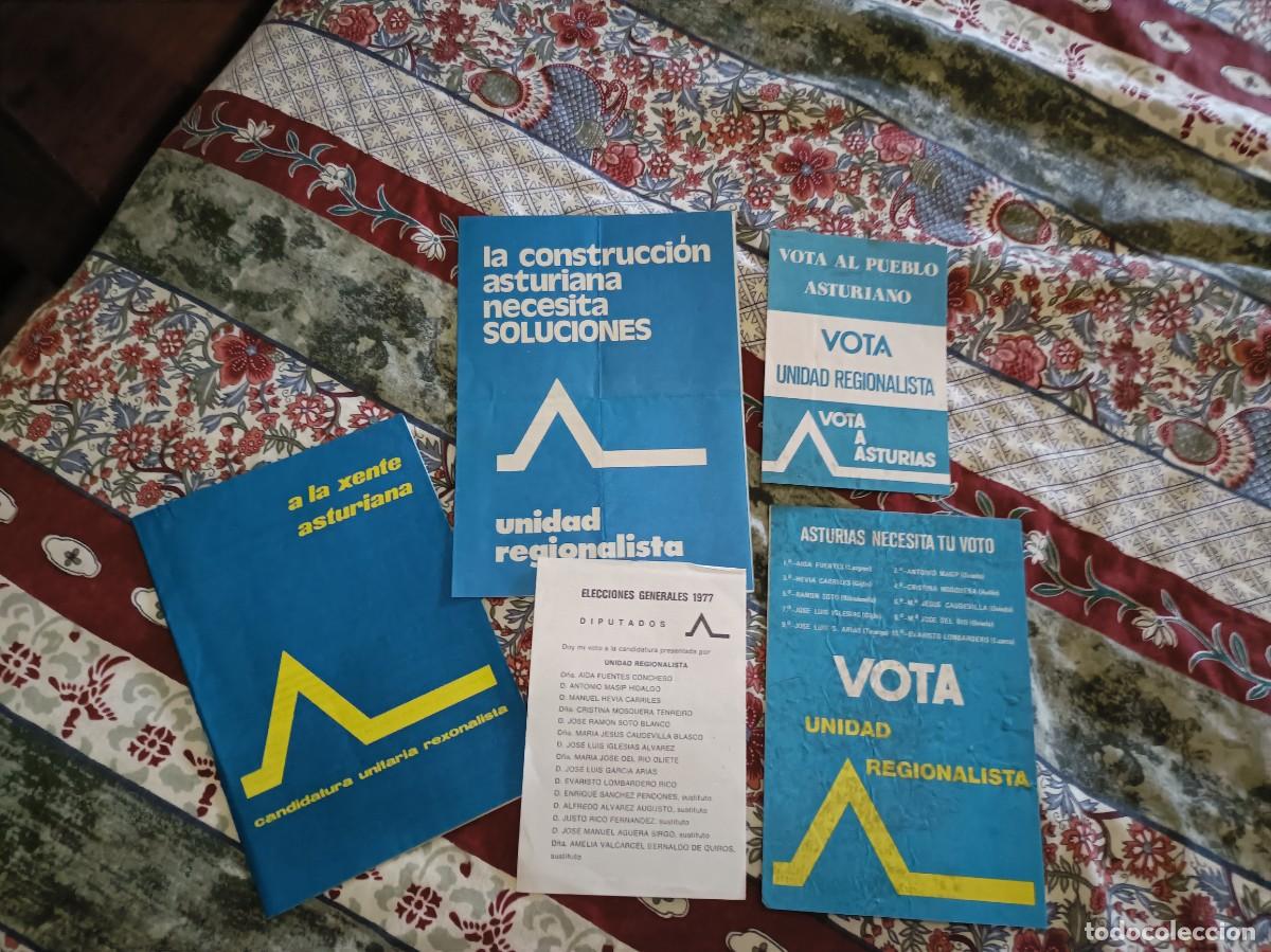 Carteles pol&iacute;ticos: PROPAGANDA POL&Iacute;TICA ELECTORALUnidad Regionalista Unidad Regionalista Asturiana CARTEL ASTURIAS