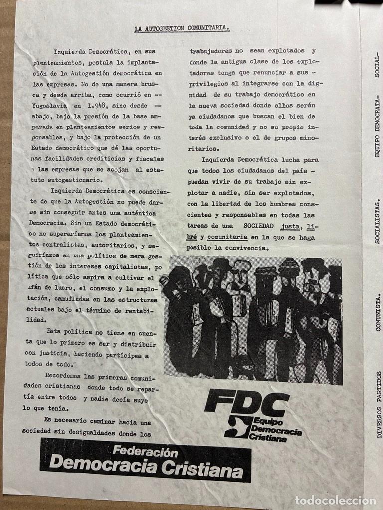 Affiches Politiques: Folleto instructivo FDC MUY CURIOSO