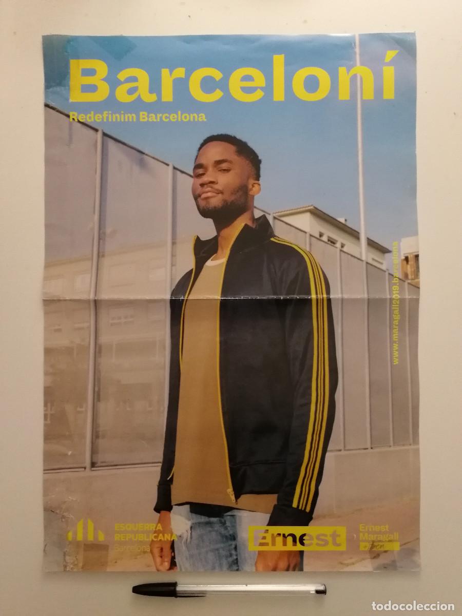Carteles pol&iacute;ticos: CARTEL ORIGINAL -A3- BARCELONI - ERC - INDEPENDENTISMO - CATALU&Ntilde;A - POLITICA BARCELONA