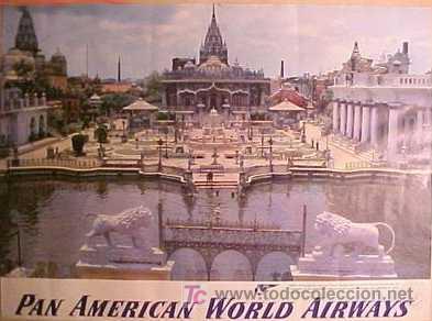 Carteles publicitarios: Cartel Pan American lines - Foto 1
