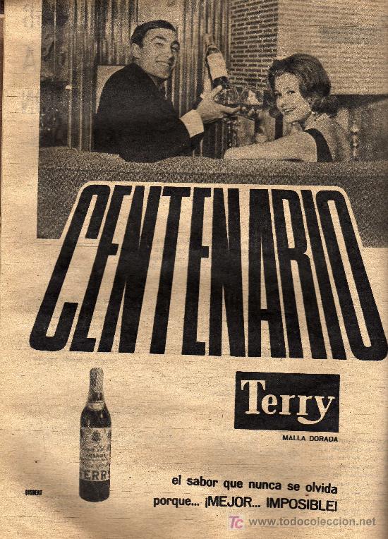 Carteles publicitarios: CENTENARIO DE TERRY. 2 ANUNCIOS. - Foto 1