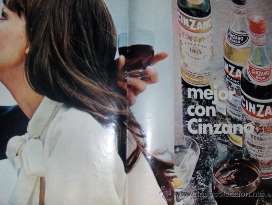 Carteles publicitarios: 2 HOJAS DE PUBLICIDAD DE CINZANO. DOBLES. - Foto 1