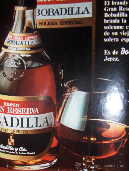 Carteles publicitarios: PUBLICIDAD DE BRANDY GRAN RESERVA, BOBADILLA. - Foto 1