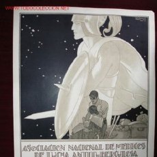 Carteles Publicitarios: PENAGOS 1926,ORIGINAL,ASOCIACION NACIONAL DE LUCHA ANTITUBERCULOSA,52X38.5. Lote 201179002