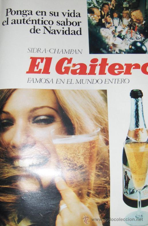 Carteles publicitarios: SIDRA EL GAITERO. 6 HOJAS DE PUBLICIDAD. - Foto 5