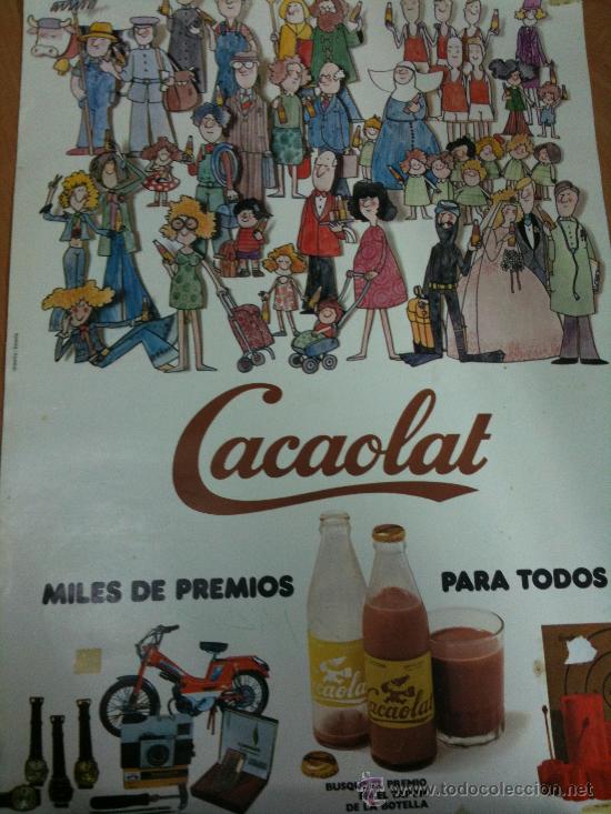Carteles publicitarios: CARTEL PUBLICITARIO CACAOLAT - Foto 1