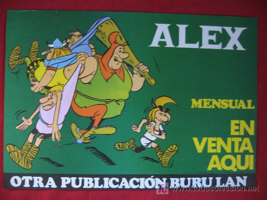 Carteles publicitarios: ALEX - 36.5CM  X 25.5CM   - 1972 - Foto 1