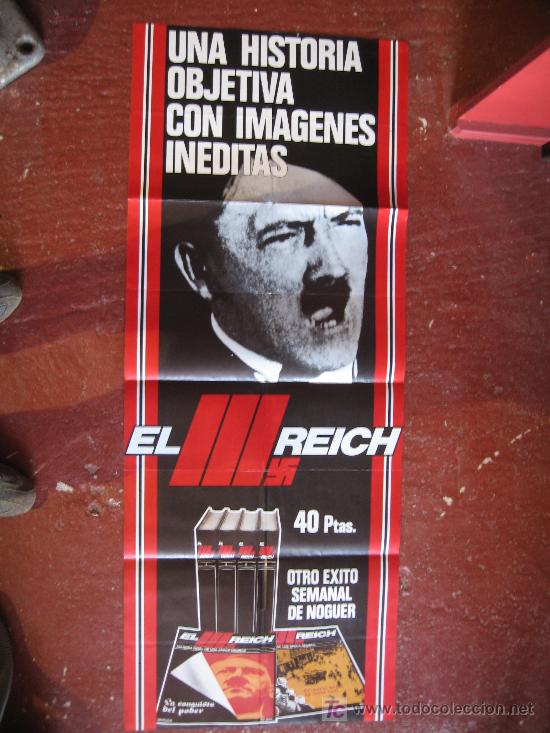 Carteles publicitarios: EL III REICH - 140CM X 55CM - Foto 1