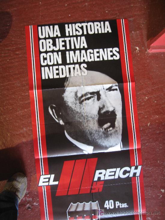 Carteles publicitarios: EL III REICH - 140CM X 55CM - Foto 3