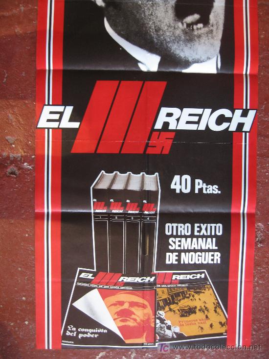 Carteles publicitarios: EL III REICH - 140CM X 55CM - Foto 2
