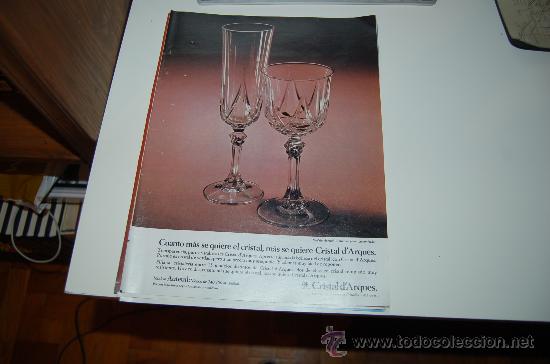 Carteles publicitarios: HOJA PUBLICITARIA DE CRISTAL D&acute;ARQUES. 1978 - Foto 1