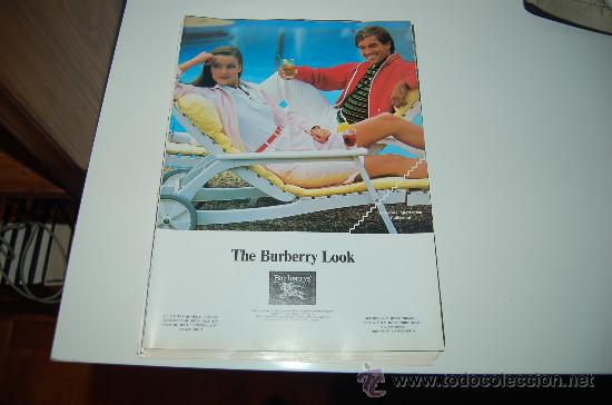 Carteles publicitarios: HOJA PUBLICITARIA DE BURBERRY&acute;S. 1982 - Foto 1