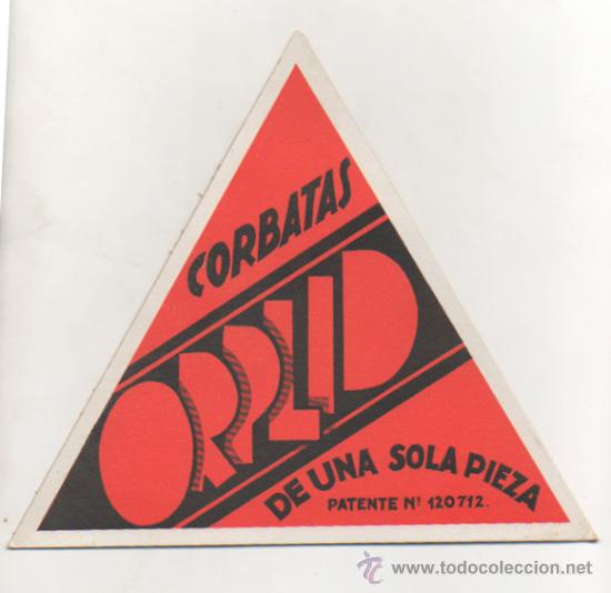 Carteles publicitarios: DISPLAY CON PUBLICIDAD DE CORBATAS ORPLID. - Foto 1