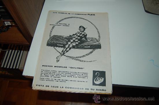 Carteles publicitarios: HOJA PUBLICITARIA DE COLCH&Oacute;N FLEX. 1967 - Foto 1