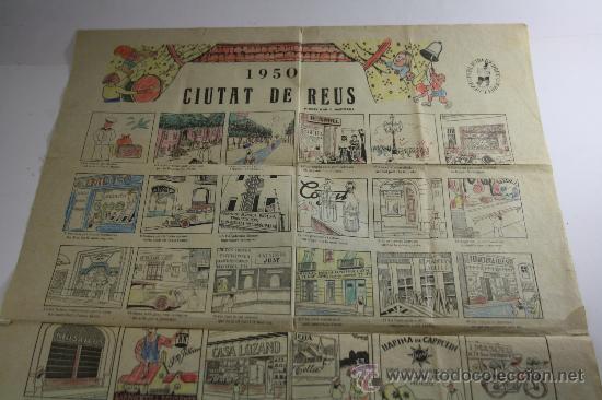 Carteles publicitarios: AUCA Del a&ntilde;o 1950 de la Ciudad de Reus - Edic. Aurea - Foto 2