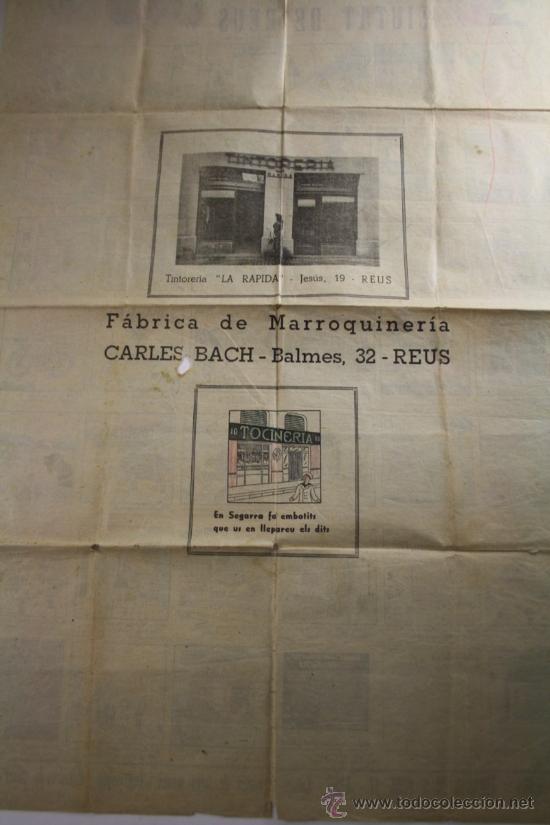 Carteles publicitarios: AUCA Del a&ntilde;o 1950 de la Ciudad de Reus - Edic. Aurea - Foto 4