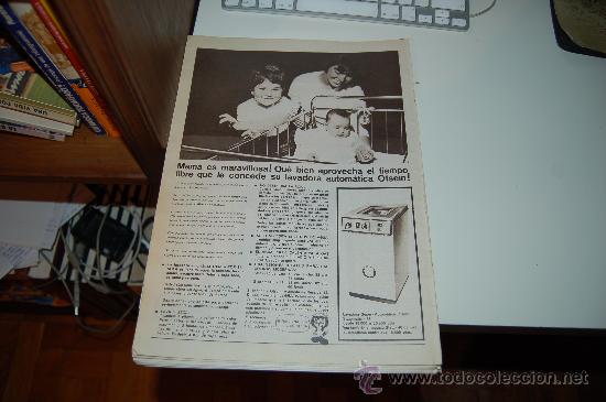 Carteles publicitarios: HOJA PUBLICITARIA DE LAVADORA AUTOM&Aacute;TICA OTSEIN. 1965 - Foto 1