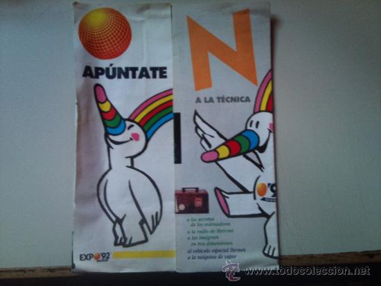 Carteles publicitarios: PANFLETOS DE LA EXPO 92 - Foto 1