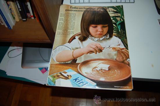 Carteles publicitarios: HOJA PUBLICITARIA DE QUESO KIRI. 1971 - Foto 1