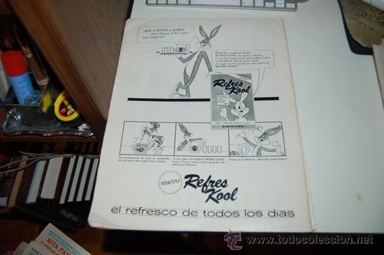 Carteles publicitarios: HOJA PUBLICITARIA DE REFRES KOOL, CON BUGS BUNNY. 1967 - Foto 1
