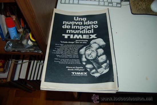 Carteles publicitarios: HOJA PUBLICITARIA DE RELOJ TIMEX. 1969 - Foto 1