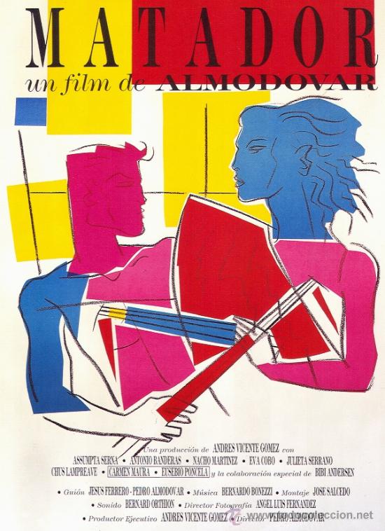 Carteles publicitarios: Cuadro cartel  (en madera) de cine: ALMODOVAR. - Foto 1