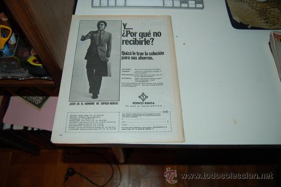 Carteles publicitarios: HOJA PUBLICITARIA DE SOFICO RENTA. 1973 - Foto 1