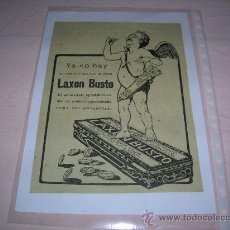 Carteles Publicitarios: ANUNCIO LAXEN BUSTO,HOJA DE REVISTA AÑO 1918