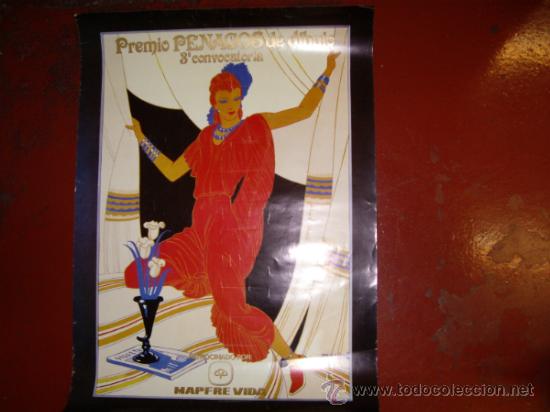 Carteles publicitarios: ANTIGUO CARTEL PREMIO PENAGOS MAPFRE - Foto 4