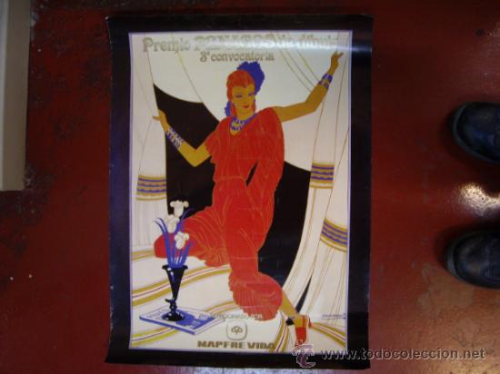 Carteles publicitarios: ANTIGUO CARTEL PREMIO PENAGOS MAPFRE - Foto 3
