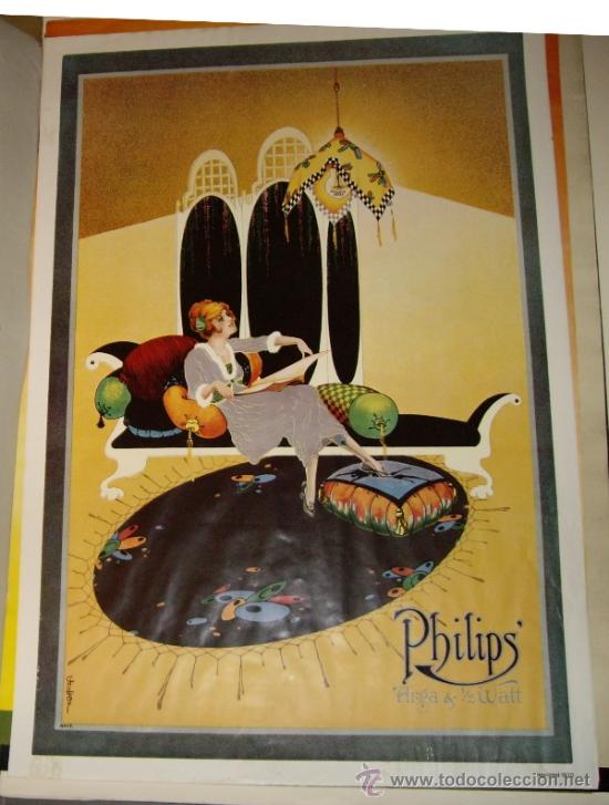 Carteles publicitarios: ANTIGUO CARTEL PHILIPS - Foto 3