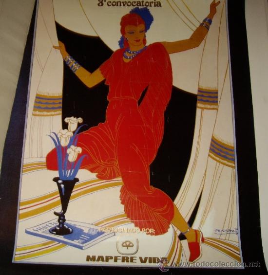 Carteles publicitarios: ANTIGUO CARTEL PREMIO PENAGOS MAPFRE - Foto 6