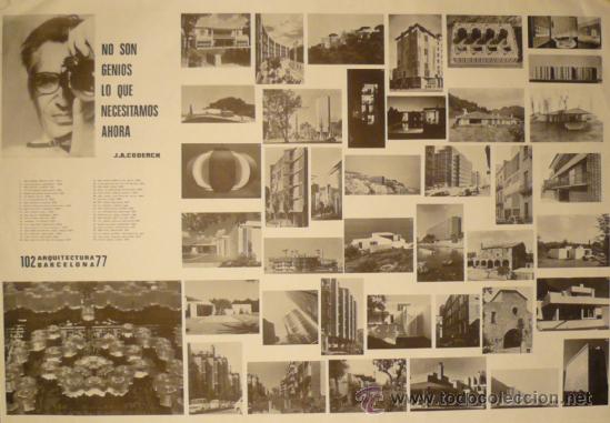 Cartel 102 arquitectura barcelona 77, j. a. cod - Vendido ...