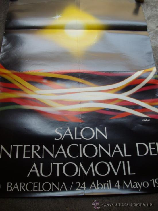 Carteles Publicitarios: poster, cartel salon internacional del automobil 1971
