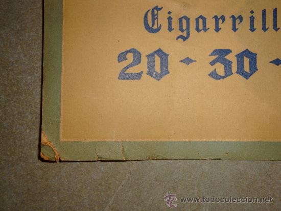 Carteles publicitarios: CARTEL DE CIGARRILLOS - Foto 4