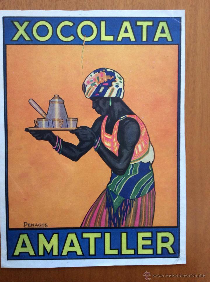 Carteles publicitarios: Cartel Xocolata Amatller - Foto 1