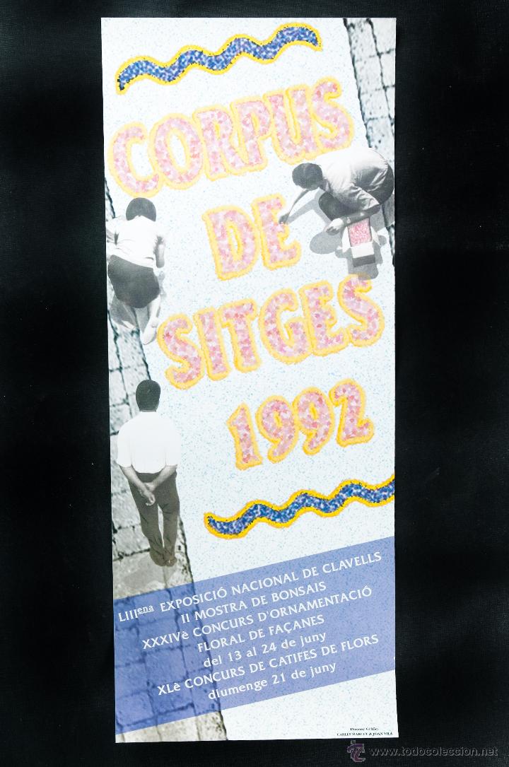 Carteles publicitarios: CARTEL DE SITGES DE CORPUS, A&Ntilde;O 1992 - Foto 1