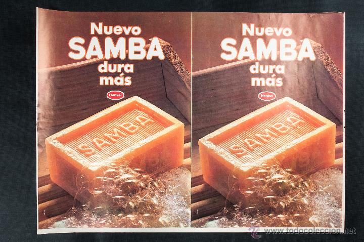 Carteles publicitarios: POSTER DE PUBLICIDAD DE SAMBA, DE HENKEL - Foto 1