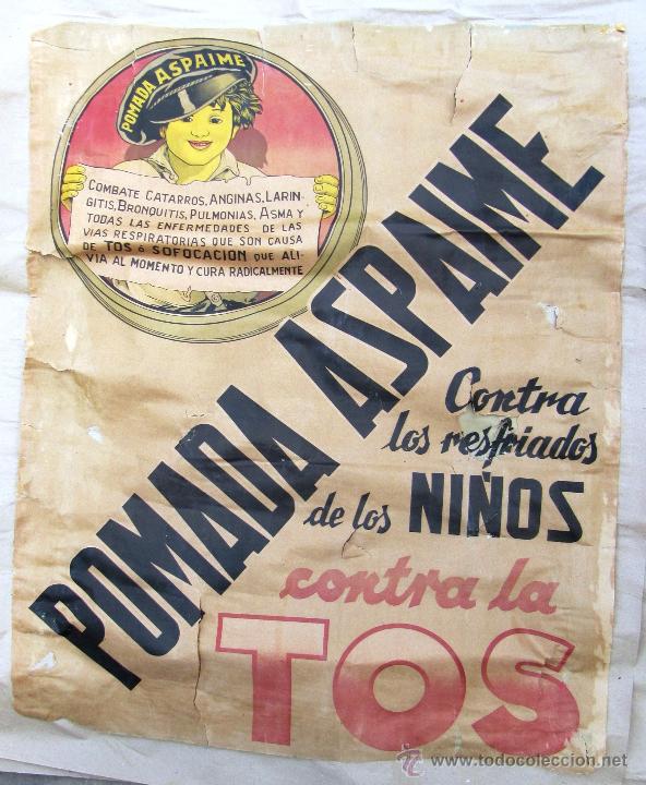Carteles publicitarios: CARTEL POMADA ASAPAIME. - Foto 1