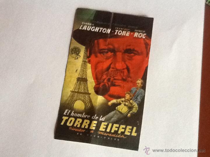 Carteles publicitarios: El hombre de la torre Eiffel, con publicidad - Foto 1