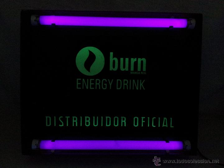 Carteles publicitarios: LETRERO LUMINOSO BEBIDA ENERGETICA BURN - Foto 2