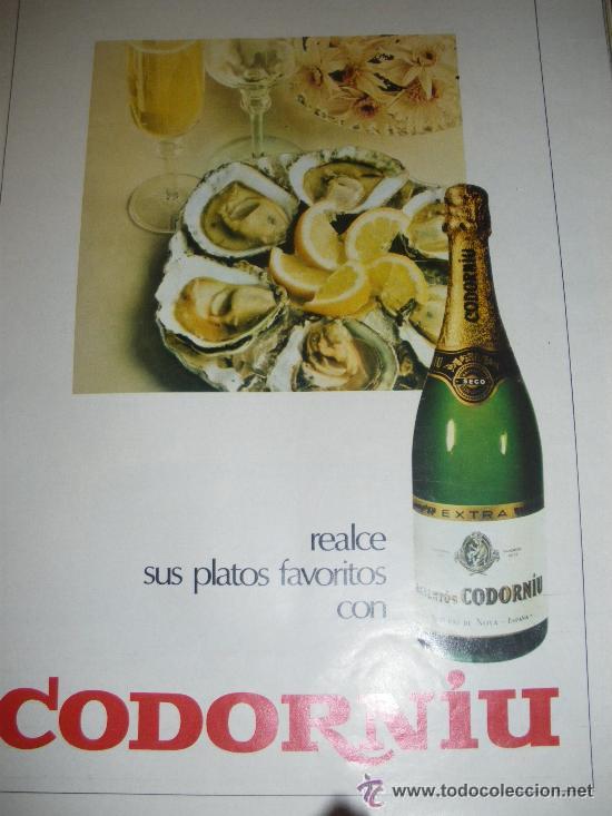 Carteles publicitarios: CAVA CODORNIU. 8 ANUNCIOS. - Foto 5