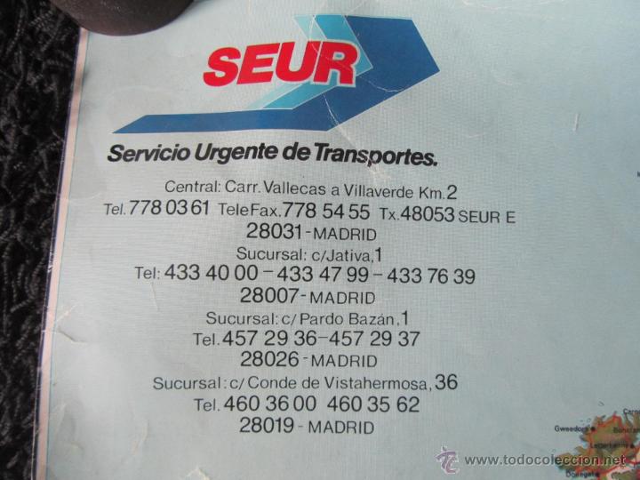 Carteles publicitarios: Cartel mapa Europa SEUR - Foto 2